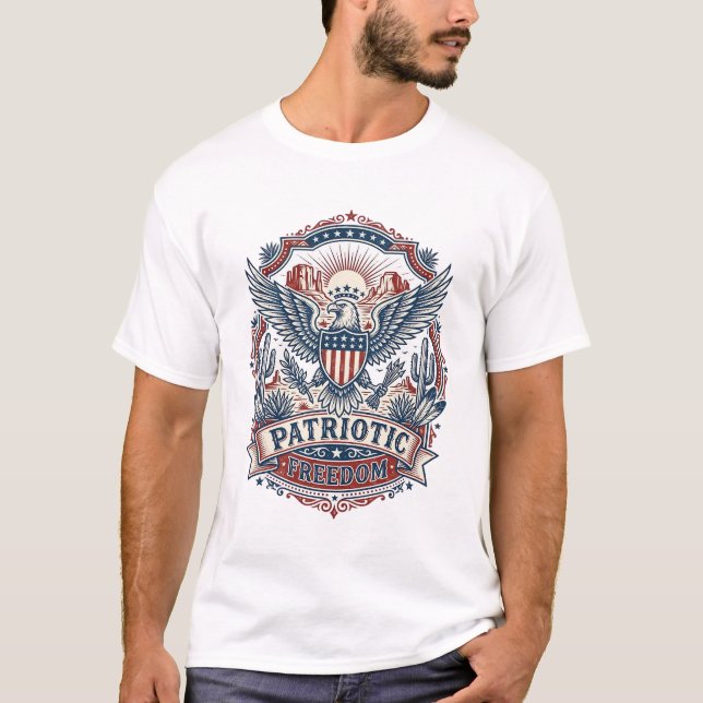 Camiseta gráfica vectorial de orgullo del suroeste (Anverso)