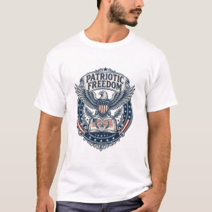 Camiseta gráfica vectorial del club de libros patr