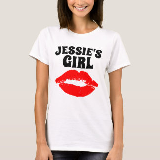 Camiseta gráfica vintage de JESSIE'S GIRL besando 