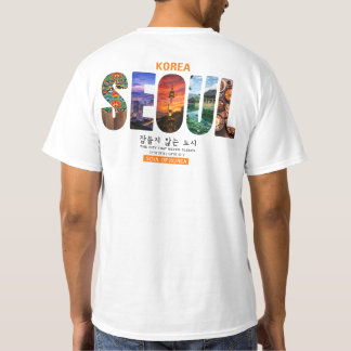 Camiseta gráfica vintage de viaje a Seúl Corea