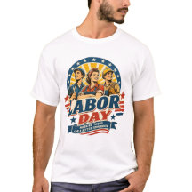 Camiseta gráfica vintage del Día del Trabajo de tr