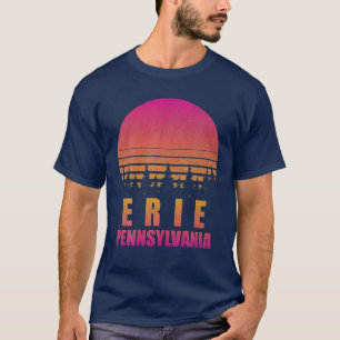 Camiseta Gráfica Vintage Erie Pennsylvania PA Retro 70S 80S