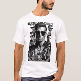Camiseta gráfica vintage para hombres con mentalid