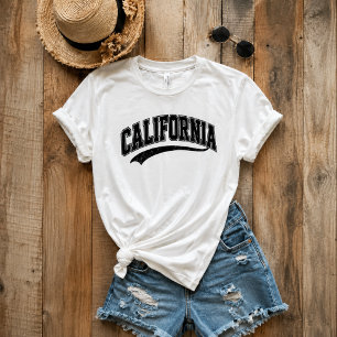 Camiseta gráfica vintage para mujer de la Costa Oe