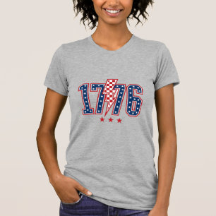Camiseta Gráfica Vintage Perno Relámpago Patriótic
