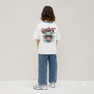 Camiseta Gráfica Vintage Retro Surfing Club para N