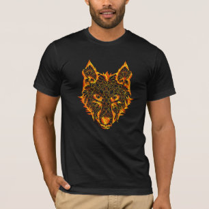 Camiseta Gráfica Wolf - Camisa Animal