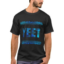 Camiseta gráfica "YEET" de inspiración tribal