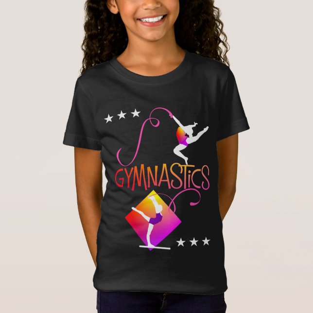Camiseta Gráficas de gimnastas Chicas de corte Gimnasia Grá (Anverso)