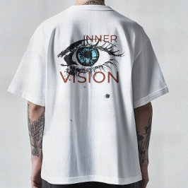 Camiseta Gráfico abstracto del ojo cibernético - Visión de 
