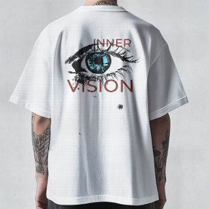 Camiseta Gráfico abstracto del ojo cibernético - Visión de