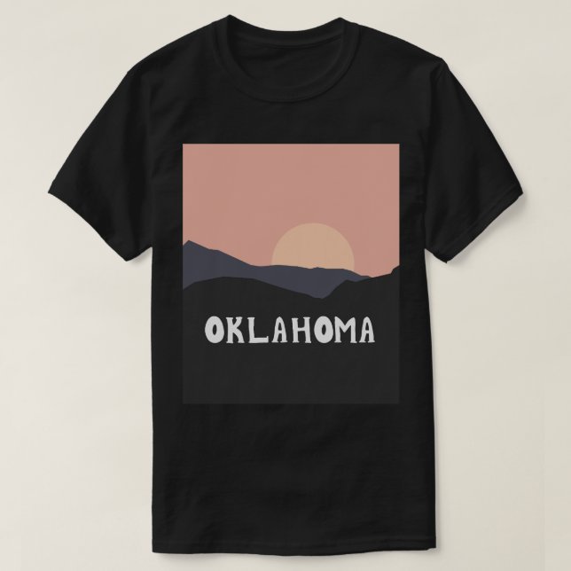 Camiseta Gráfico al aire libre de Oklahoma (Diseño del anverso)