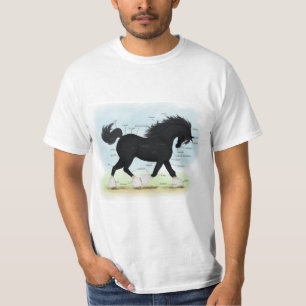 Camiseta Gráfico anatómico educativo del caballo de los cam