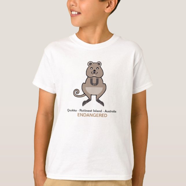 Camiseta Gráfico animal - QUOKKA - Australia - Vida silvest (Anverso)