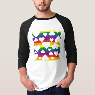 Camiseta Gráfico arcoiris Raglan Tee