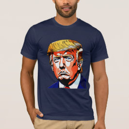 Camiseta Gráfico audaz e icónico de Donald Trump