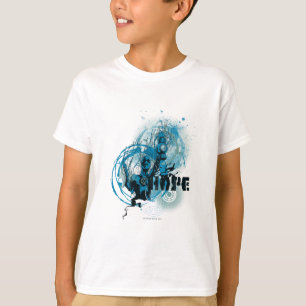 Camiseta Gráfico azul 3 de la linterna