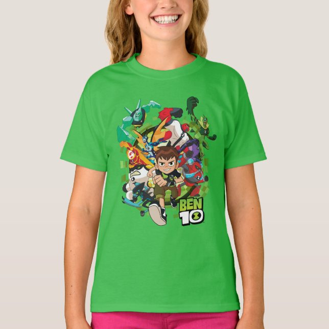 Camiseta Gráfico Ben 10 Alien Rush (Anverso)