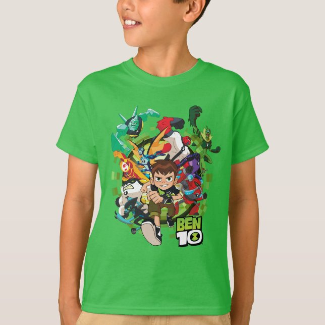 Camiseta Gráfico Ben 10 Alien Rush (Anverso)