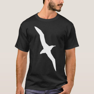 Camiseta Gráfico blanco del albatros en vuelo