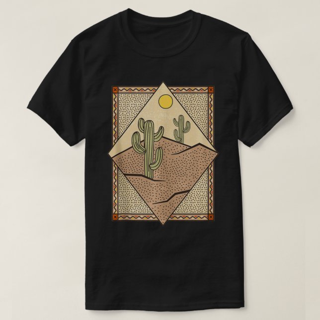 Camiseta Gráfico casual de las vacaciones en el desierto de (Diseño del anverso)