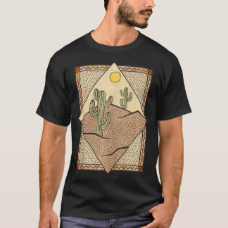 Camiseta Gráfico casual de las vacaciones en el desierto de