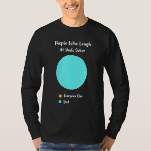 Camiseta Gráfico circular de Chiste de papá de hijo de hija