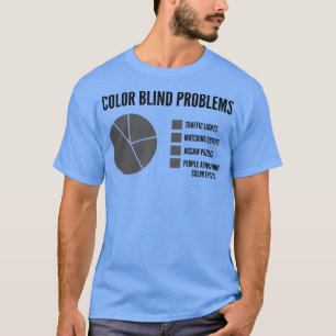 Camiseta Gráfico circular de color de los hombres con probl