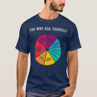 Camiseta Gráfico circular de letras retro de música de los