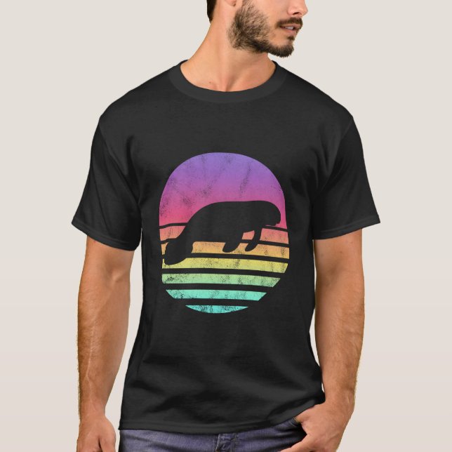 Camiseta Gráfico clásico de regalo de Manatee (Anverso)