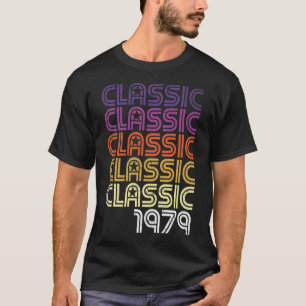 Camiseta Gráfico clásico retro 40 años 40.os del cumplea