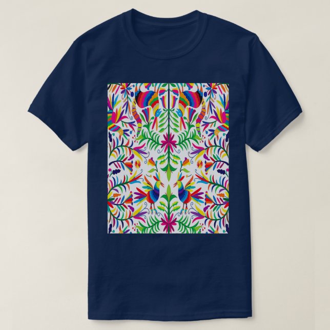 Camiseta Gráfico colorido otomí (Diseño del anverso)