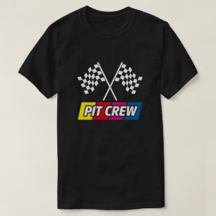 Camiseta Gráfico Colorido y Audaz de Bandera de Cuadros de 