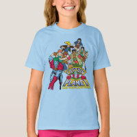 Gráfico con el logotipo de Captain Planet y el gru
