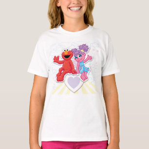 Camiseta Gráfico de Abby y Elmo