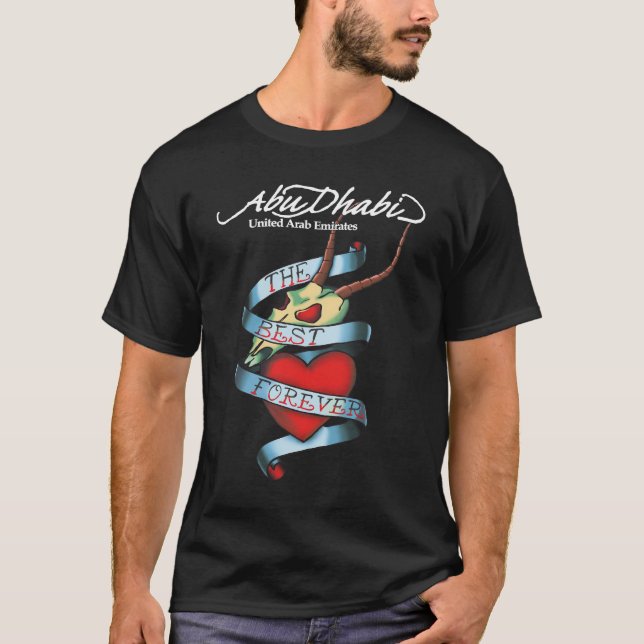 Camiseta Gráfico de Abu Dhabi Tatto (Anverso)