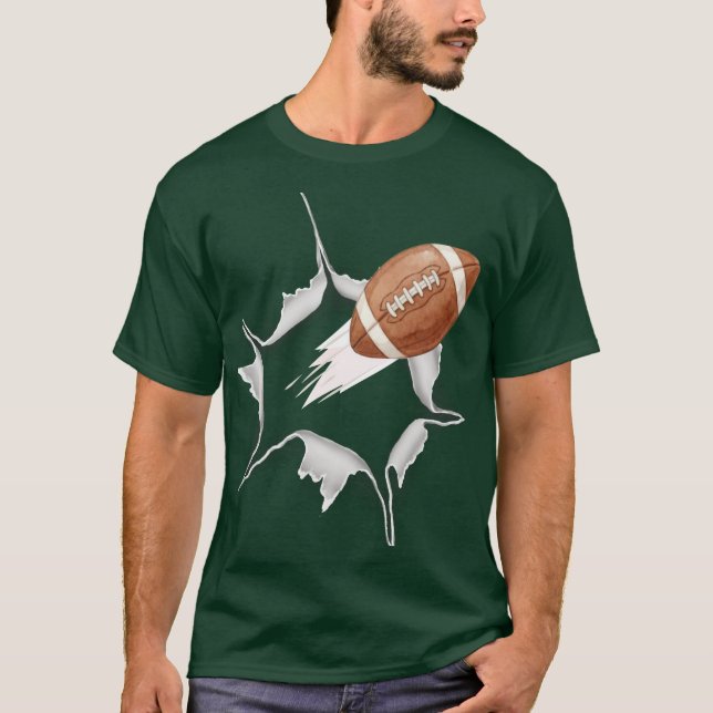 Camiseta Gráfico de acción de fútbol (Anverso)