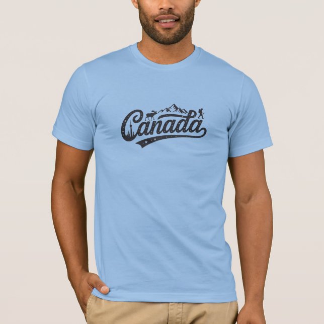 Camiseta Gráfico de Adventure Wilderness de Canadá (Anverso)