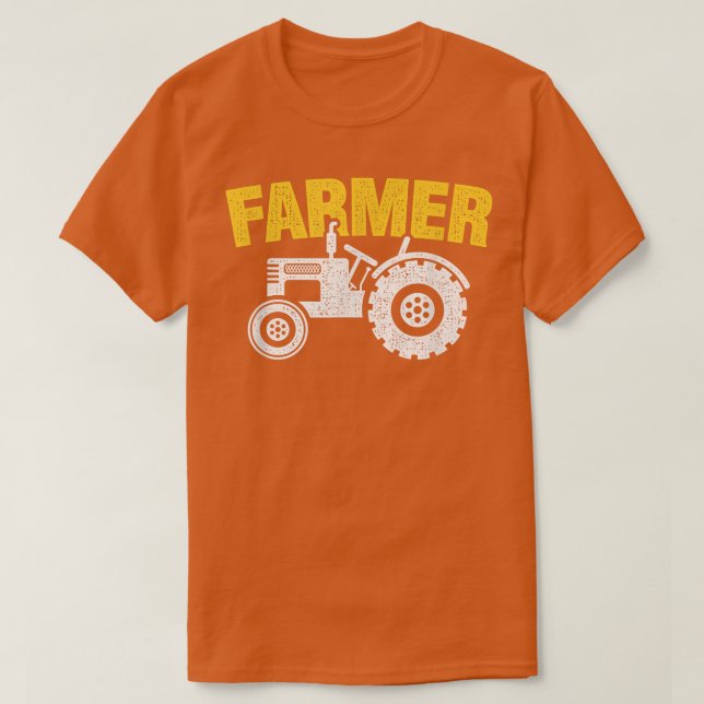 Camiseta Gráfico de agricultores de tractores agrícolas en  (Diseño del anverso)