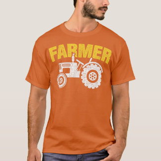 Camiseta Gráfico de agricultores de tractores agrícolas en