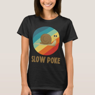 Camiseta Gráfico de aguijones lentos en los ojos de tortuga