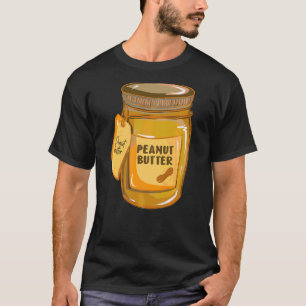 Camiseta Gráfico de alimentos de maní con mantequilla de ma