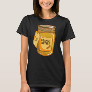 Camiseta Gráfico de alimentos de maní con mantequilla de ma