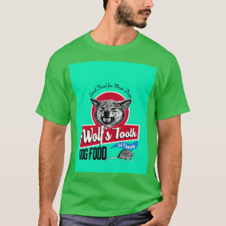 Camiseta Gráfico de alimentos para perros con dientes de lo