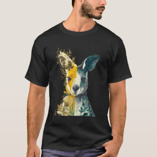Camiseta Gráfico de animales wallaby motivo vida silvestre