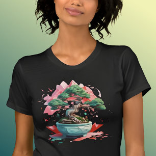Camiseta Gráfico de árbol bonsai