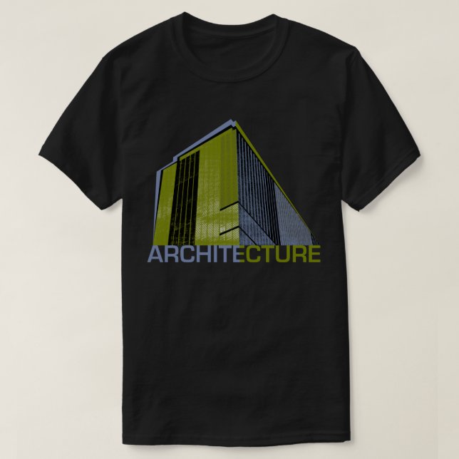 Camiseta Gráfico de arquitectura (Diseño del anverso)