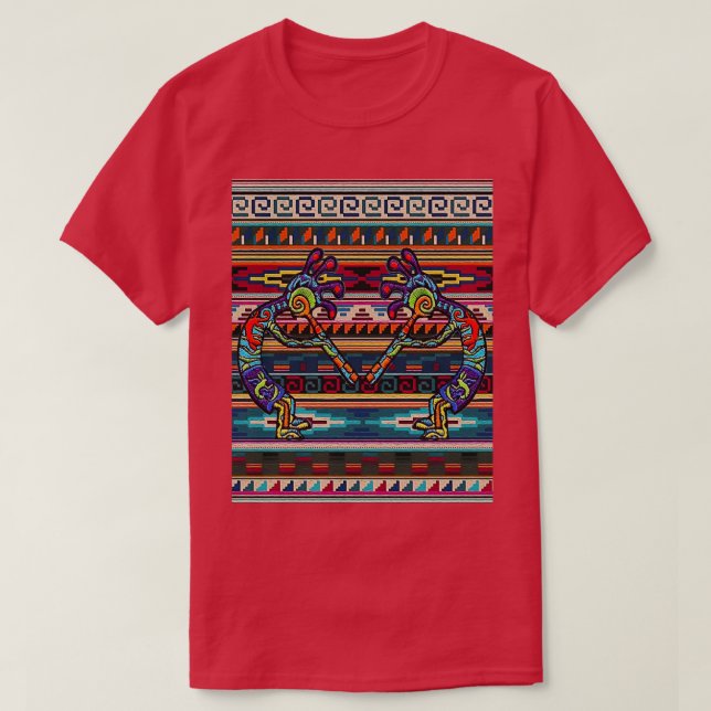 Camiseta Gráfico de arte de Kokopelli  (Diseño del anverso)
