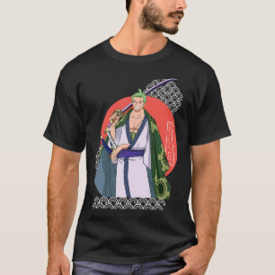 Camiseta Gráfico de arte retro japonés Zoro Anime