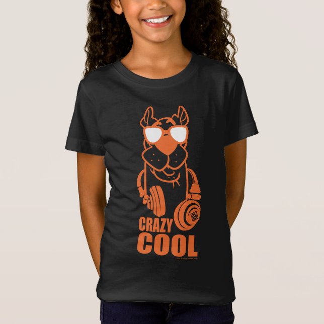 Camiseta Gráfico de audífono Scooby-Doo "Crazy Guay" (Anverso)